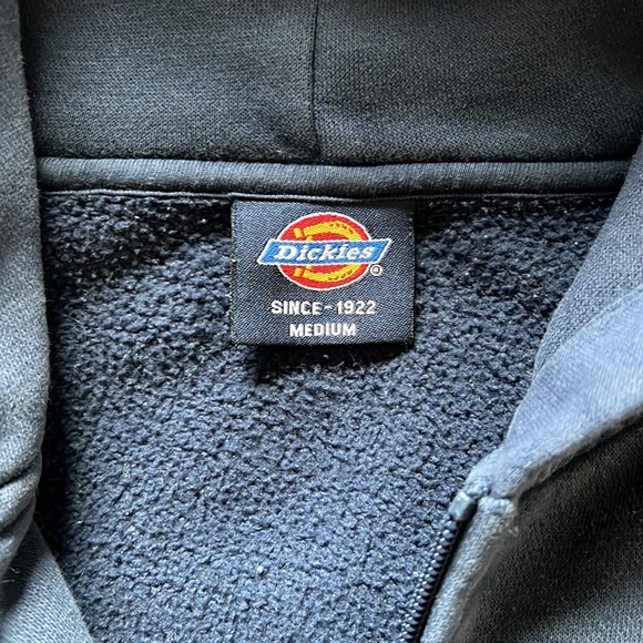 *VINTAGE* Dickies Zip-Up Hoodie (Blue) - Men’s M - Picture 4 of 10